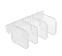 Giwnhvx Organizer per Frigorifero Divisore per Bottiglie da Cucina nel Compensato Scomparto per Scaffali per Alimenti nel Compensato
