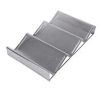 Giwnhvx Organizzatore di Stoccaggio per Dispensa in Acciaio Inossidabile a 3 Livelli per Congelatore Porta Spezie per Frigorifero da Cucina