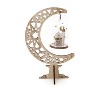 Giwnhvx Ornamenti per Lanterna di Luna in Legno, , Decorazioni per, Regali e Decorazioni Artigianali (Luna Gialla)