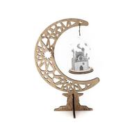 Giwnhvx Ornamenti per Lanterna di Luna in Legno, , Decorazioni per, Regali e Decorazioni Artigianali (Luna d')