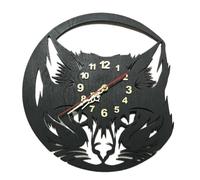 Giwnhvx Orologio da parete Gatto Carino Gatto Carino Disco Vinile Orologio da Parete Animale Regalo Gatto Camera dei Bambini Orologio Da Parete Arte Decorativa