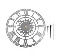 Giwnhvx Orologio da Parete Moderno retrò Sole Romano Acrilico Acrilico 30 Cm X 30 Cm Orologio da Parete Moderno