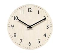 Giwnhvx Orologio da parete Orologi a di legno chiari Orologio dal design semplice Orologi da parete Tic- Decorativi per il bagno, ecc.