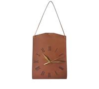 Giwnhvx Orologio da Parete Unico con Borsa A Tracolla in Pelle, Silenzioso, Orologio A Forma di Borsa per Decorazioni per La Stanza delle Ragazze, Accessori C