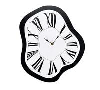 Giwnhvx Orologio Ritorto di, Orologio da Parete in Stile INS, Orologio da Parete Silenzioso, Orologio Semplice per Decorare Il Soggiorno