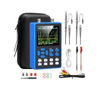 Giwnhvx Oscilloscopio digitale DSO2512G con generatore di segnale a 2 canali con larghezza di banda 120 MHz, frequenza di campionamento di 500 /S, schermo da 2,8 pollici