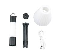 Giwnhvx Outdoor Camping LED Torcia Telescopica con Treppiede Dadi Multifunzionale Ricaricabile Lampada Da Tavolo Luce Retratt