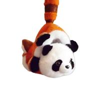 Giwnhvx Panda si trasforma in cuscino di bambola procione sul letto dei bambini, regalo di compleanno di laurea 45 cm