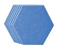 Giwnhvx Pannelli acustici 12 Pezzi Pannelli acustici con bordi smussati 14 x 13 x 0,4 pollici utilizzati nella decorazione della parete e nel trattamento acustico