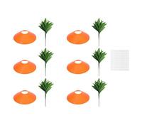 Giwnhvx Pannello di Corte di Pasqua 3D Carota Pannello di Corte Esterno Impermeabile e Resistente alla Decorazione Cortile Installazione Facile A