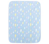 Giwnhvx Pannolino per, Cuscino Impermeabile Oversize Cuscino Urina Traspirante (70X80Cm) Lavabile (Blu)