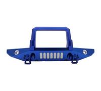 Giwnhvx Paraurti anteriore in metallo con gancio di traino per Axial SCX6 AXI05000 JLU 1/6 RC Crawler auto aggiornamenti parti, blu