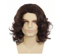 Giwnhvx Parrucca corta riccia per Cosplay Parrucca Anime, Installazione Facile