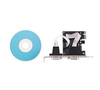 Giwnhvx PCI-E A 2 Scheda Seriale Nativo PCI-E RS232 Interfaccia di Controllo Industriale Scheda di Espansione Del Computer Adattatore Computer