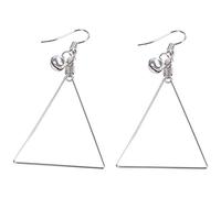 Giwnhvx Pendente Moda campana Goccia orecchini Minimalista Ete Geometrica Moda Triple-coince
