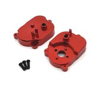 Giwnhvx per 1/12 MN82 LC79 MN78 RC Ricambi di Aggiornamento Auto Coperchio del Guscio di Trasmissione Cassa del cambio in Metallo Rosso
