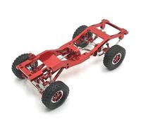 Giwnhvx per MN 1/12 MN82 LC79 RC Ricambi Auto Aggiornamento Kit di Telaio del Telaio di Modifica del Telaio Auto Rosso