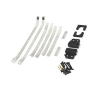 Giwnhvx Per MN 1/12 MN82 LC79 ricambi auto RC, kit di fissaggio per molle posteriori in metallo, colore nero