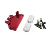 Giwnhvx per Mn86 Mn128 Rc Ricambi di Aggiornamento Auto Supporto Servo Aste di Collegamento Supporto Set Accessori Parti Rosso