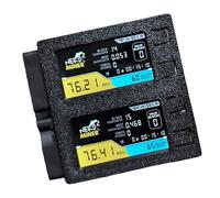 Giwnhvx Per NerdMiner V2 DUO 156K/S Doppio Schermo BTC Solo Lotteria Minatore Bitcoin Nerd Minatore Nero