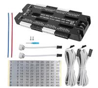 Giwnhvx per Scale Striscia Flessibile Interno LED Sensore di Movimento 32 Canali Luminosità Regolabile DC 12V 24V Controller Luce Scala