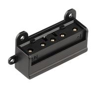 Giwnhvx Piastra con fibbia per batteria a V con base a cinque pin in metallo, porta a forma di B, grande batteria a forma di V
