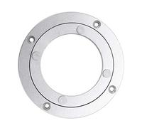 Giwnhvx Piastra Girevole Liscia per Tavolo Da Pranzo Rotonda Girevole Da Tavolo Girevole nel Lega di Alluminio (140Mm)