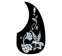 Giwnhvx Piatto Antiscivolo per Chitarra, Battipenna per Chitarra Classica Folk A Forma di Goccia, Antigraffio,