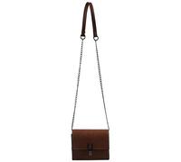 Giwnhvx Piccola borsa a tracolla per telefono cellulare, portafoglio, borsa a tracolla per donna (marrone)