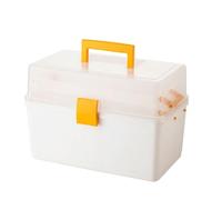 Giwnhvx Piccola Scatola per Attrezzatura con 2 Vassoi Organizzatore Hardware Scatola Portaoggetti Multiuso Portatile per Snack per Esche A