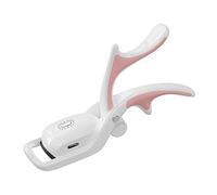 Giwnhvx Piegaciglia Riscaldante Piegaciglia Elettrico Piegaciglia Riscaldamento Ricaricabile USB Con Pettina,3 Modalità di Riscaldamento
