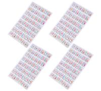 Giwnhvx Pietra Quadrata da Cucire su Pietra Cristallina di Colore AB Perline di Vetro per Cucire Indumenti con Retro Piatto 2 Fori per Realizzare Abiti 8x10mm