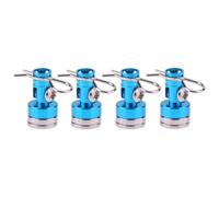 Giwnhvx Pilastro del guscio dell'automobile magnetico in metallo blu pilastro della scocca dell'automobile RC per 1/10 per Axial SCX10 TRX4 D90 Redcat