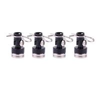 Giwnhvx Pilastro di Guscio Magnetico per Auto in Metallo Nero Pilastro di Guscio Auto RC per 1/10 per Axial SCX10 TRX4 D90 Redcat