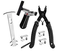 Giwnhvx Pinza per maglie di VéLo + strumento di separatore di interruttore di catena + veicolo a catena + 3 paia di maglie di Velo mancanti, strumento di collegamento di bicicletta