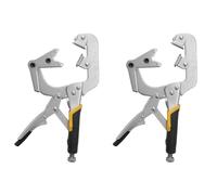 Giwnhvx Pinza per saldare per tubi di tipo C pinza a doppio uso rotonda e quadrata strumenti speciali pinza di saldatura multiuso 10 pollici