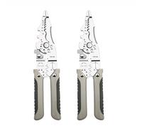 Giwnhvx Pinza spelafili multifunzionale, pinza tagliacavi, professionale, strumento spelafili elettrico, 2 pezzi