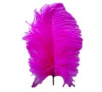 Giwnhvx Piume di struzzo artificiali da 25,4 cm a 30,5 cm, decorazione rosa rossa