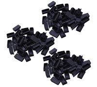 Giwnhvx Plastica otturatore punta tubo inserti 25 mm x 50 mm 120 pezzi nero