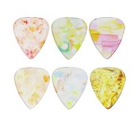 Giwnhvx Plettri trasparenti, plettri per chitarra, chitarra folk, plettri trasparenti di colore personalizzato B