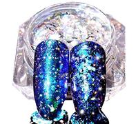 Giwnhvx Polvere Unghie Glitter Polvere Di Foglie Rosa Specchio Unghie Arte Decorativa Diy Bs04