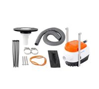 Giwnhvx Pompa acqua marina 1100 GPH Piccola Pompa di Cuneo 12 V Yacht Drenaggio DC Pompa sommergibile Cuneo Pompa di Drenaggio Automatico