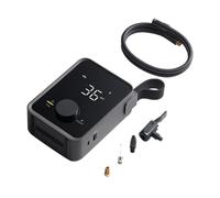 Giwnhvx Pompa ad aria portatile senza fili per auto, moto, bicicletta e palline, con luce LED per uso notturno