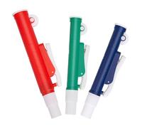 Giwnhvx Pompe a pipetta, 3 pompe da laboratorio: 2 ml blu, 10 ml verde, 25 ml rosso, per pipette in vetro o plastica