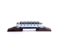 Giwnhvx Ponte di Chitarra Elettrica con Base in Palissandro Placcato per Accessori per Chitarra Jazz