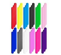 Giwnhvx Porta rotolo di carta da regalo in silicone rivestito in metallo strisce Flip 1 X 9 "Poster Holder Slap Band