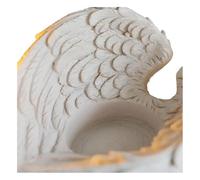 Giwnhvx Portacandele a forma di ala, stile nordico, decorazione per matrimoni, soggiorno romantico ( candele)