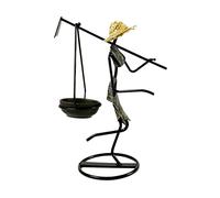 Giwnhvx Portacandele Decorazione di Accessori Figure Umanoide Tavolo Da Pranzo Centro Tavolo DeCor Retro Lampadario Decor-E