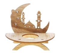 Giwnhvx Portacandele di nozze Retro Colore Legno Portacandele Matrimonio Casa Cena Decorazione