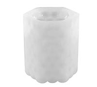 Giwnhvx Portacandele Fai Da Te Muffa Candela Aromaterapia Stampo Candela in Silicone Fatto a Mano Stampo Candela a Sfera Esagonale
